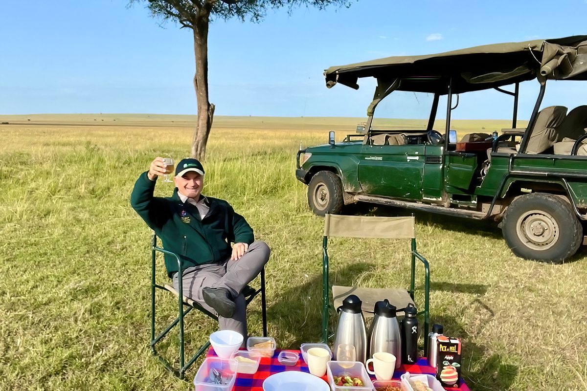 On safari