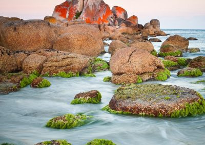 Sunset at Picnic Rocks Mt William NP – Tasmania
